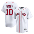 Lashops B.Red Sox #10 Trevor Story Player White Limited Home Game Stitched Jerseys