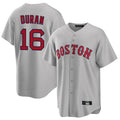 Lashops B.Red Sox #16 Jarren Duran Player Gray Road Home Game Stitched Jersey