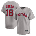 Lashops B.Red Sox #16 Jarren Duran Player Gray Road Limited Home Game Stitched Jersey
