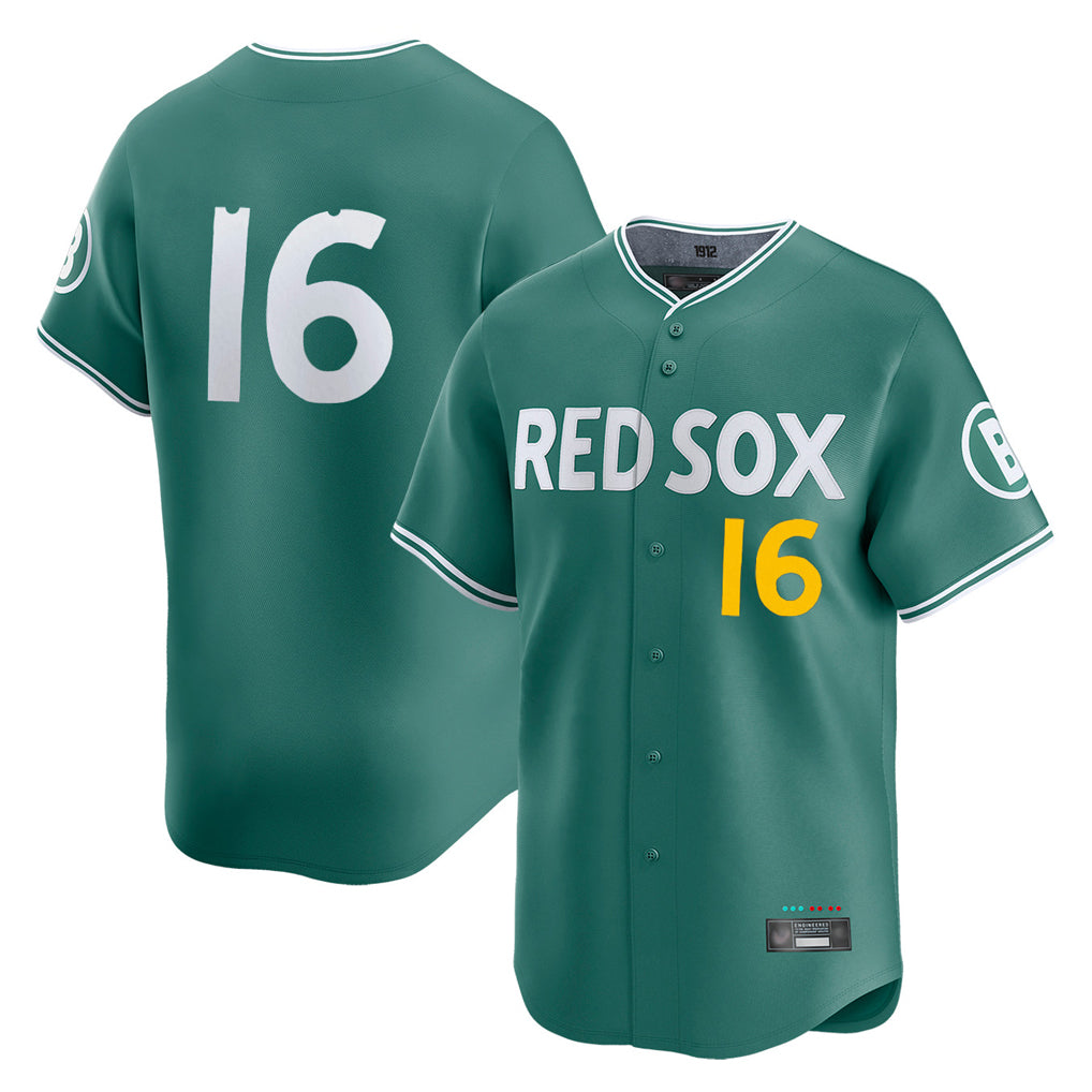 Lashops B.Red Sox #16 Jarren Duran Player Green City Connect Limited Home Game Stitched Jersey