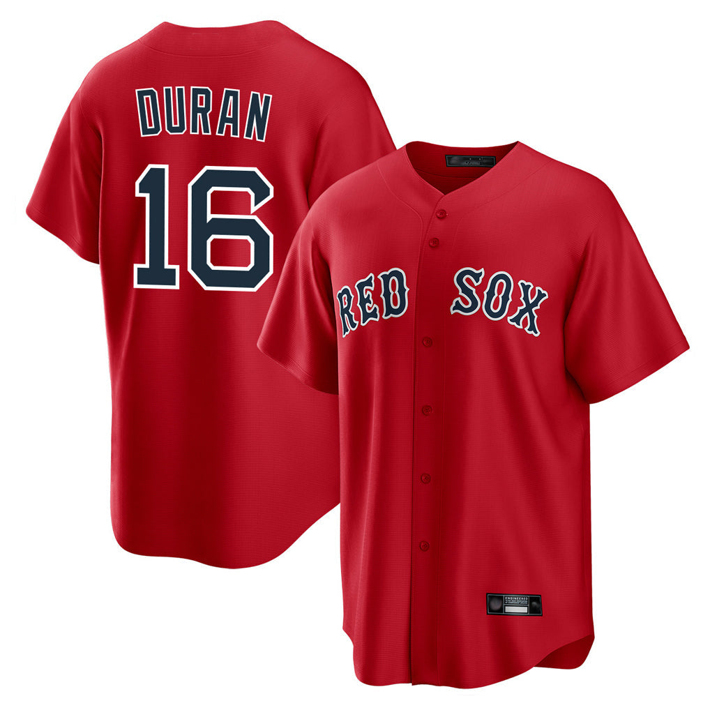 Lashops B.Red Sox #16 Jarren Duran Player Red Home Game Stitched Jersey