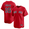 Lashops B.Red Sox #16 Jarren Duran Player Red Limited Home Game Stitched Jersey