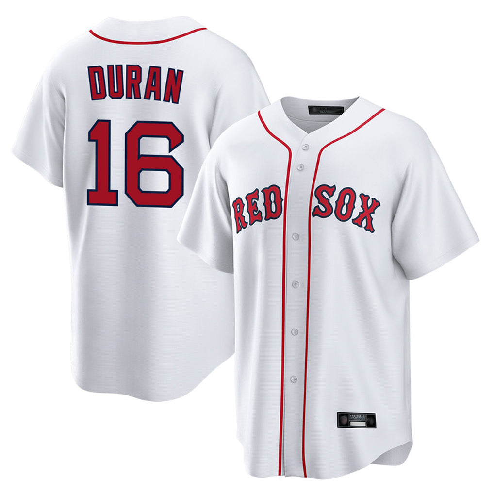 Lashops B.Red Sox #16 Jarren Duran Player White Home Game Stitched Jersey