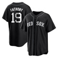 Lashops B.Red Sox #19 Roman Anthony Player Black Home Game Stitched Jerseys