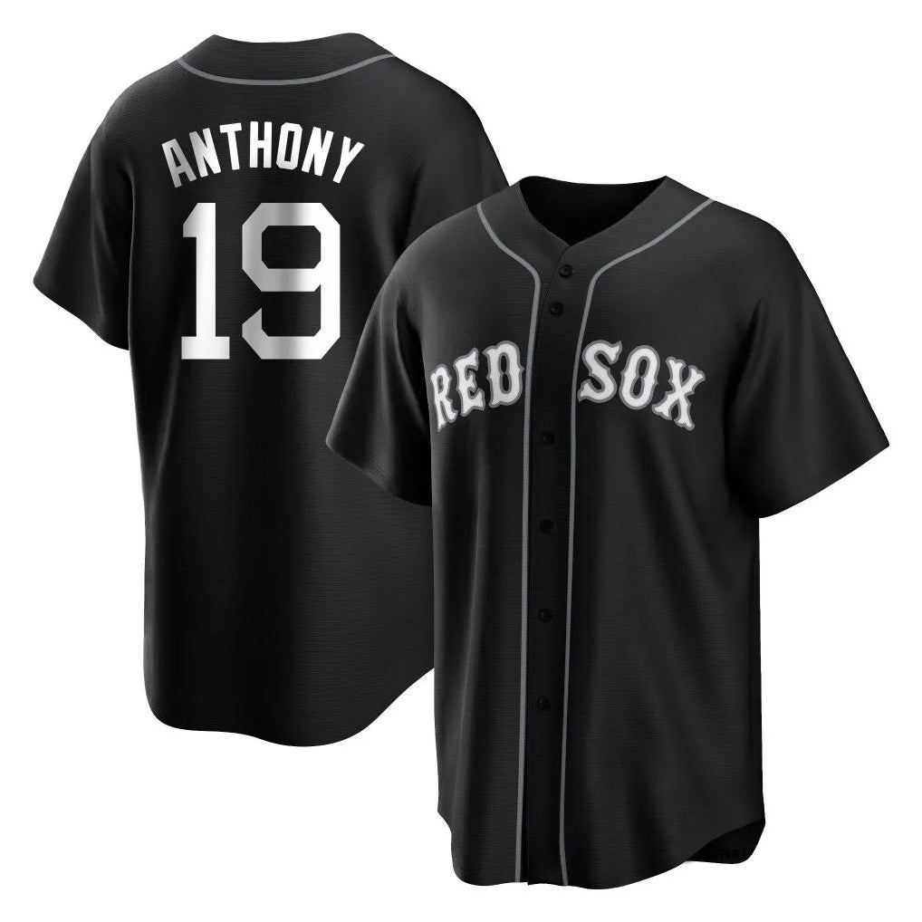 Lashops B.Red Sox #19 Roman Anthony Player Black Home Game Stitched Jerseys