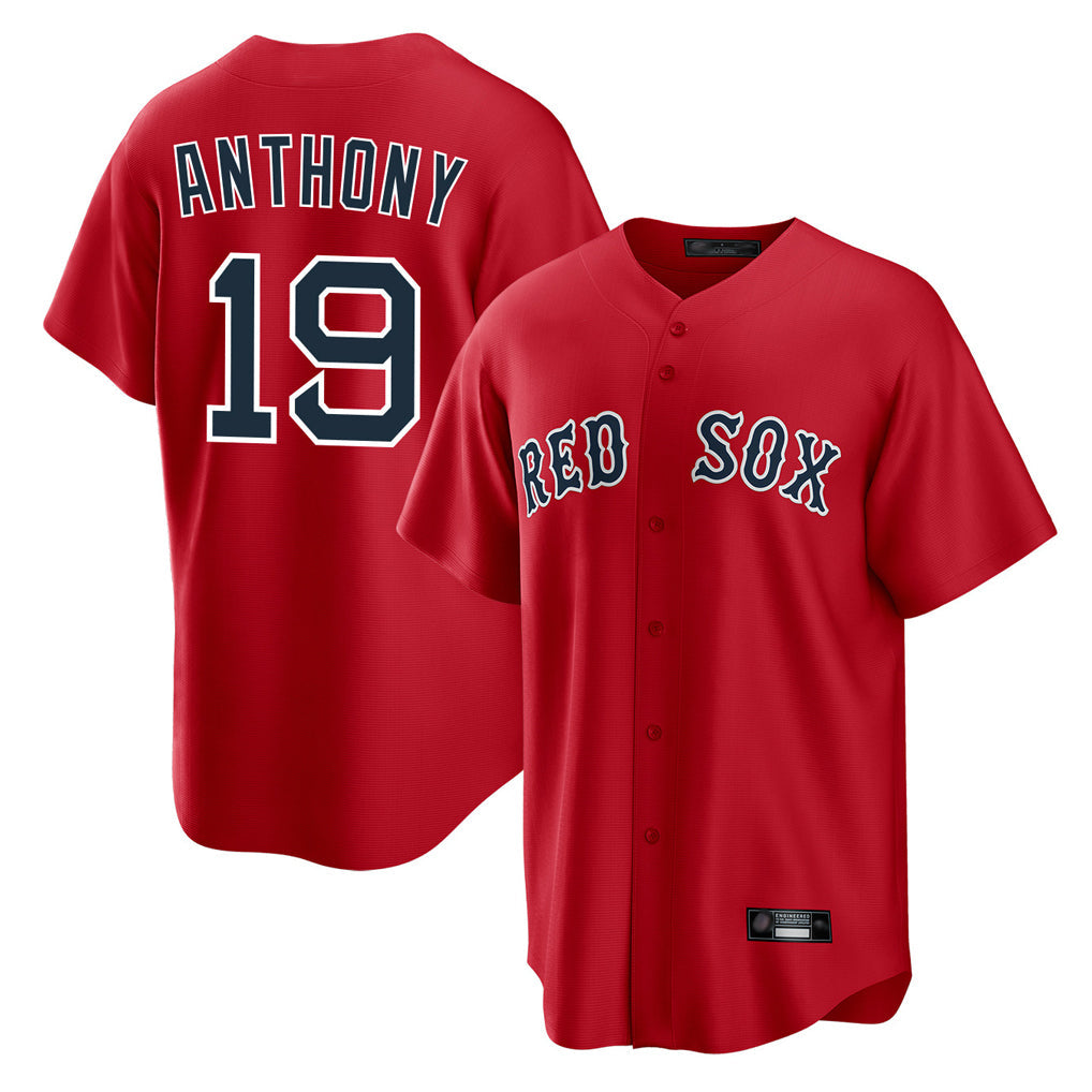 Lashops B.Red Sox #19 Roman Anthony Player Red Home Game Stitched Jerseys