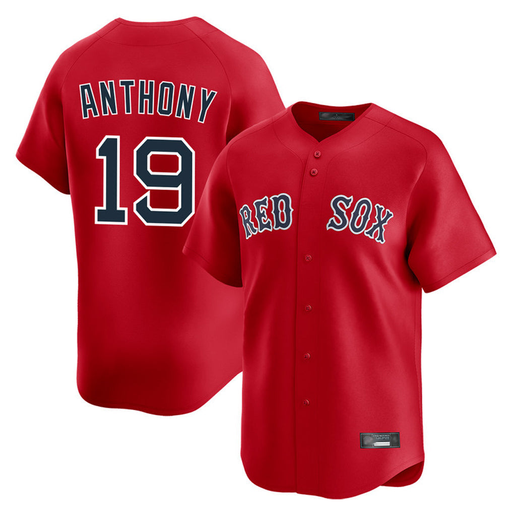 Lashops B.Red Sox #19 Roman Anthony Player Red Limited Home Game Stitched Jerseys