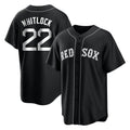 Lashops B.Red Sox #22 Garrett Whitlock Player Black Home Game Stitched Jerseys