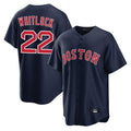 Lashops B.Red Sox #22 Garrett Whitlock Player Navy Home Game Stitched Jerseys