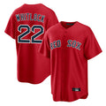 Lashops B.Red Sox #22 Garrett Whitlock Player Red Home Game Stitched Jerseys