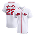 Lashops B.Red Sox #22 Garrett Whitlock Player White Limited Elite Home Game Stitched Jerseys