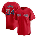 Lashops B.Red Sox #34 David Ortiz Player Red Limited Home Game Stitched Jerseys