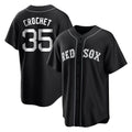 Lashops B.Red Sox #35 Garrett Crochet Player Black Home Game Stitched Jerseys