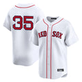 Lashops B.Red Sox #35 Garrett Crochet Player White Limited Home Game Stitched Jerseys