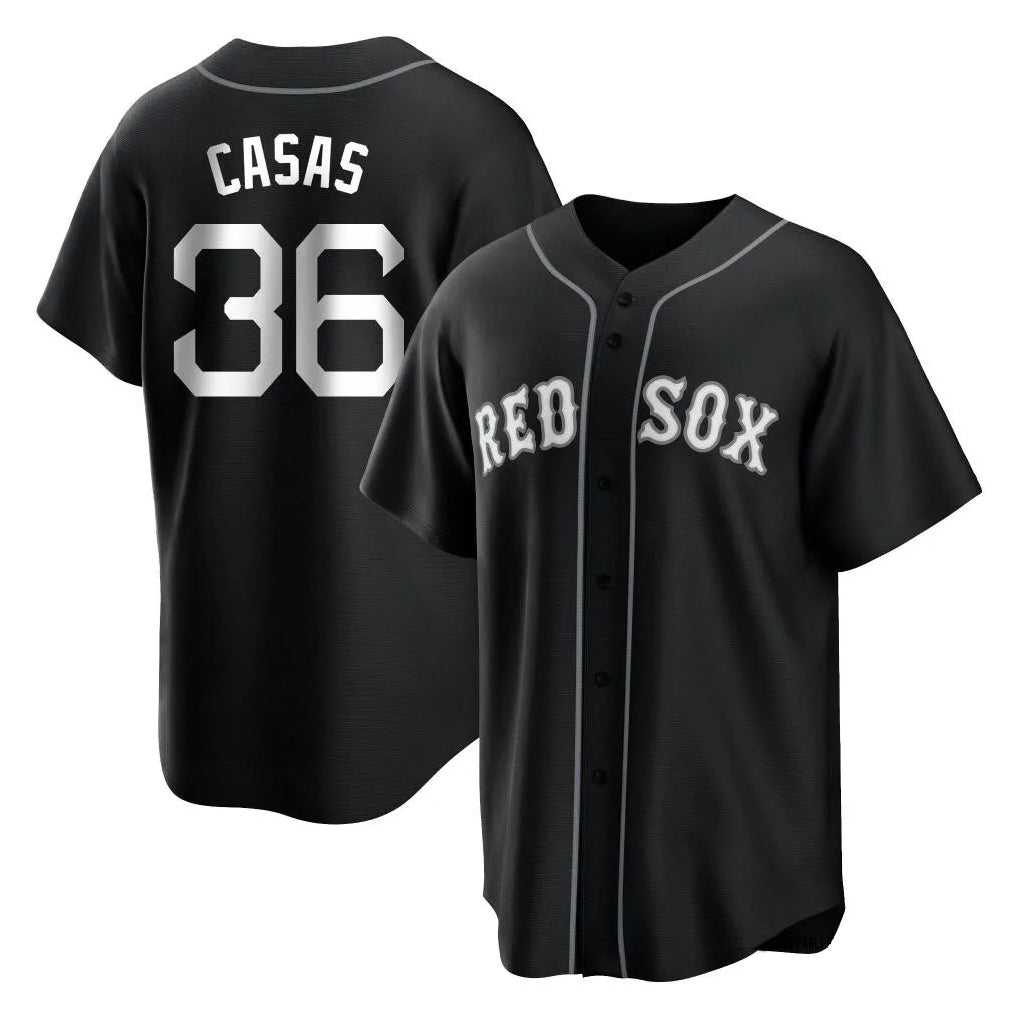 Lashops B.Red Sox #36 Triston Casas Player Black Home Game Stitched Jerseys