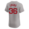 Lashops B.Red Sox #36 Triston Casas Player Gray Road Limited Elite Home Game Stitched Jerseys