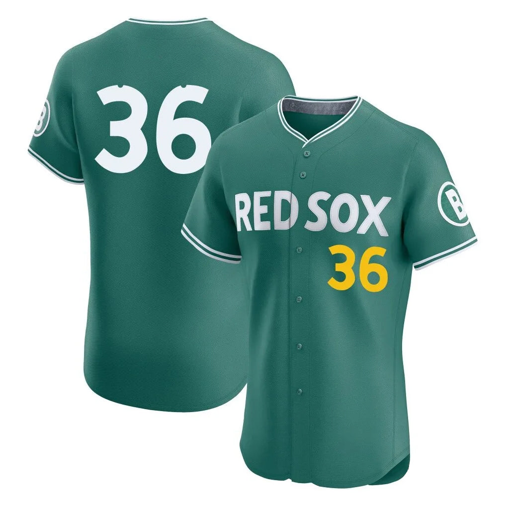 Lashops B.Red Sox #36 Triston Casas Player Green City Connect Limited Elite Home Game Stitched Jersey