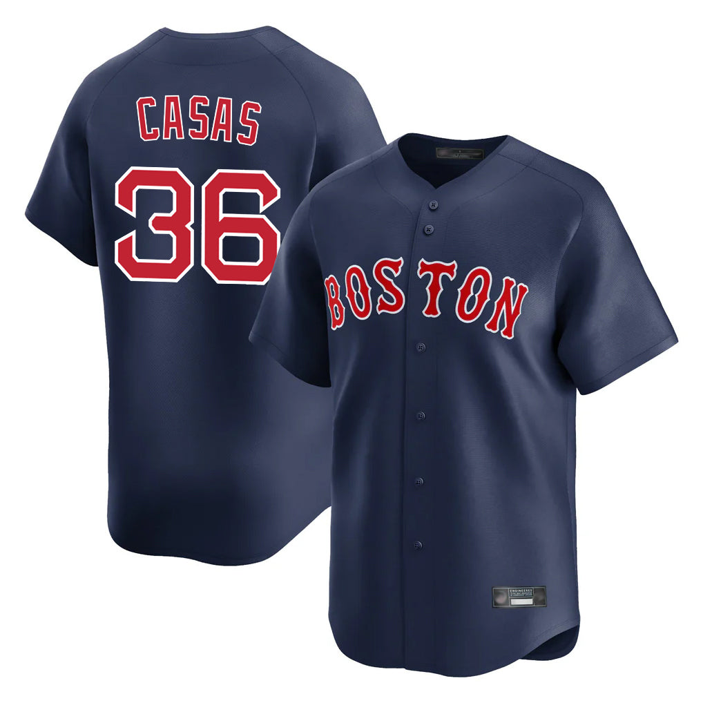 Lashops B.Red Sox #36 Triston Casas Player Navy Limited Home Game Stitched Jersey