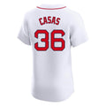 Lashops B.Red Sox #36 Triston Casas Player White Limited Elite Home Game Stitched Jerseys