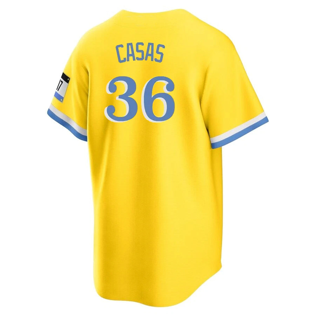 Lashops B.Red Sox #36 Triston Casas Player Yellow Home Game Stitched Jerseys