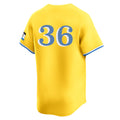 Lashops B.Red Sox #36 Triston Casas Player Yellow Limited Home Game Stitched Jerseys