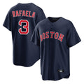 Lashops B.Red Sox #3 Ceddanne Rafaela Player Navy Home Game Stitched Jersey
