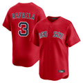 Lashops B.Red Sox #3 Ceddanne Rafaela Player Red Limited Home Game Stitched Jersey