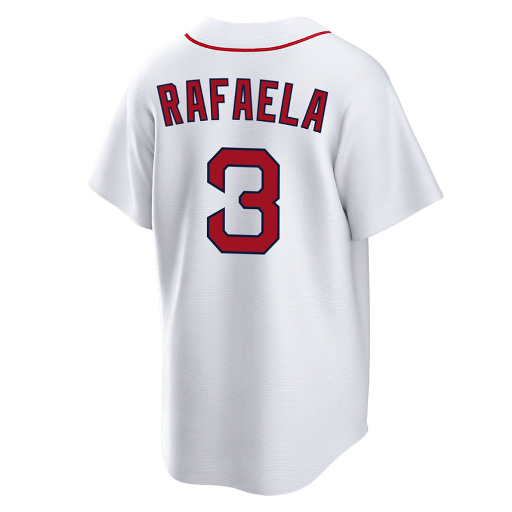 Lashops B.Red Sox #3 Ceddanne Rafaela Player White Home Game Stitched Jerseys