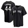 Lashops B.Red Sox #44 Aroldis Chapman Player Black Home Game Stitched Jerseys