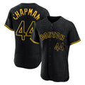 Lashops B.Red Sox #44 Aroldis Chapman Player Black Snake Skin City Limited Elite Home Stitched Jerseys
