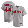 Lashops B.Red Sox #44 Aroldis Chapman Player Gray Road Limited Home Game Stitched Jerseys