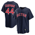 Lashops B.Red Sox #44 Aroldis Chapman Player Navy Home Game Stitched Jerseys