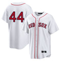 Lashops B.Red Sox #44 Aroldis Chapman Player White Home Game Stitched Jerseys