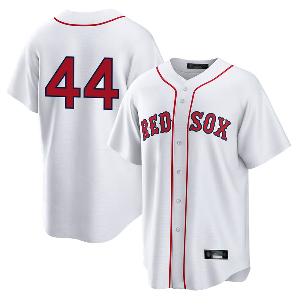 Lashops B.Red Sox #44 Aroldis Chapman Player White Home Game Stitched Jerseys
