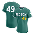 Lashops B.Red Sox #49 Tim Wakefield Player Green City Connect Limited Elite Home Game Stitched Jerseys
