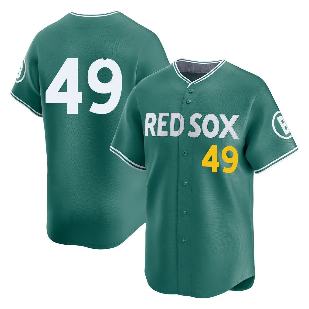 Lashops B.Red Sox #49 Tim Wakefield Player Green City Connect Limited Home Game Stitched Jerseys