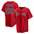 Lashops B.Red Sox #52 Wilyer Abreu Player Red Home Game Stitched Jerseys