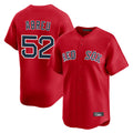 Lashops B.Red Sox #52 Wilyer Abreu Player Red Limited Home Game Stitched Jerseys