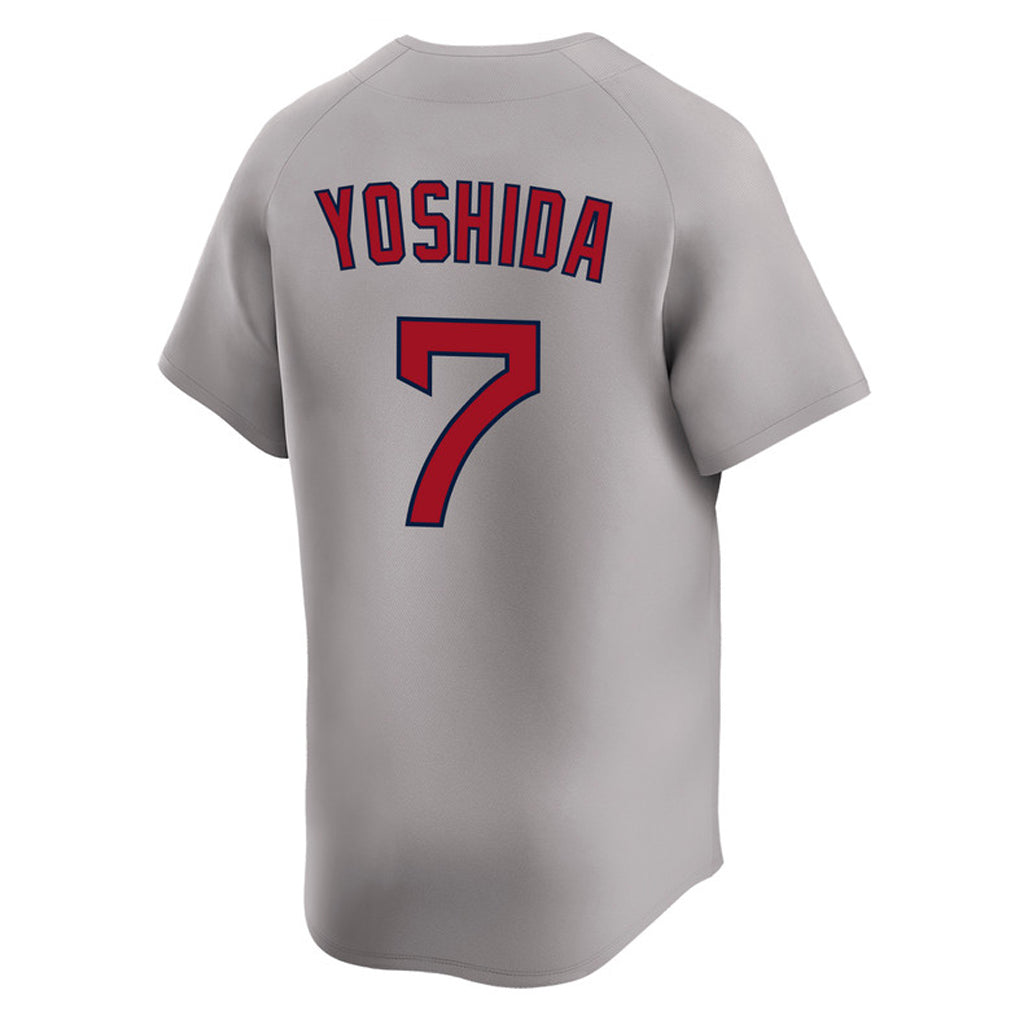 Lashops B.Red Sox #7 Masataka Yoshida Player Gray Road Limited Home Game Stitched Jerseys