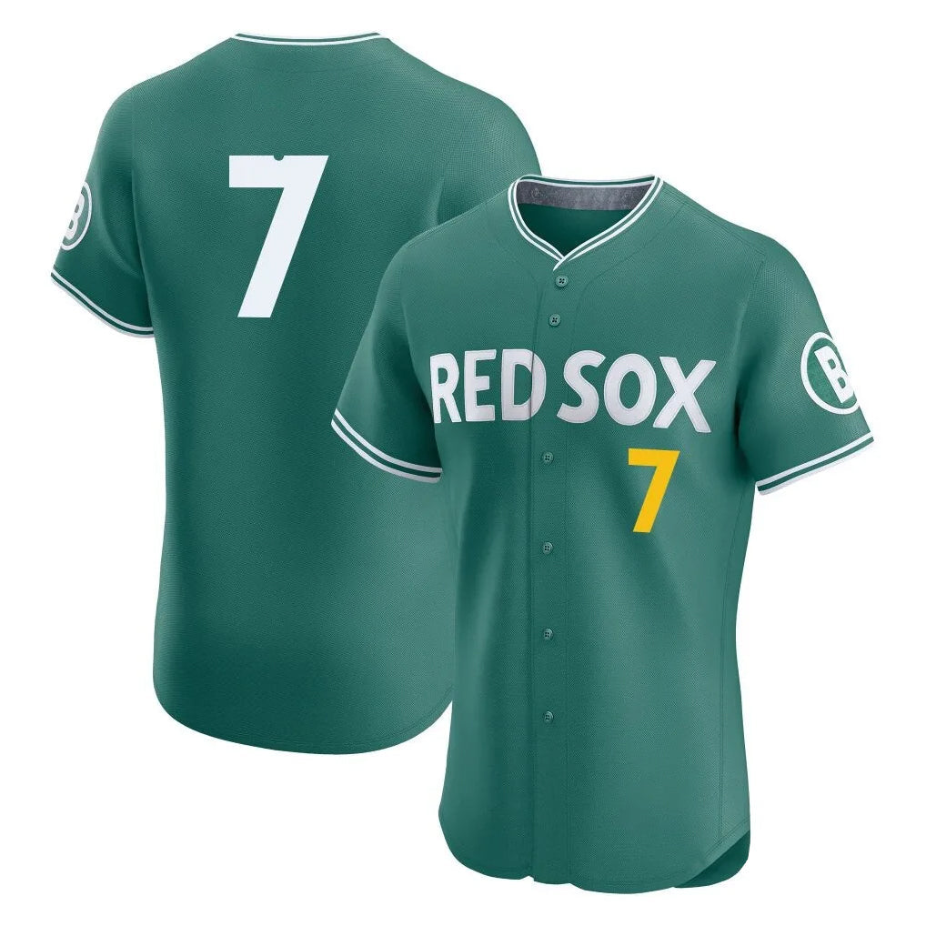 Lashops B.Red Sox #7 Masataka Yoshida Player Green City Connect Limited Elite Home Game Stitched Jersey