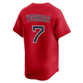 Lashops B.Red Sox #7 Masataka Yoshida Player Red Limited Home Game Stitched Jerseys