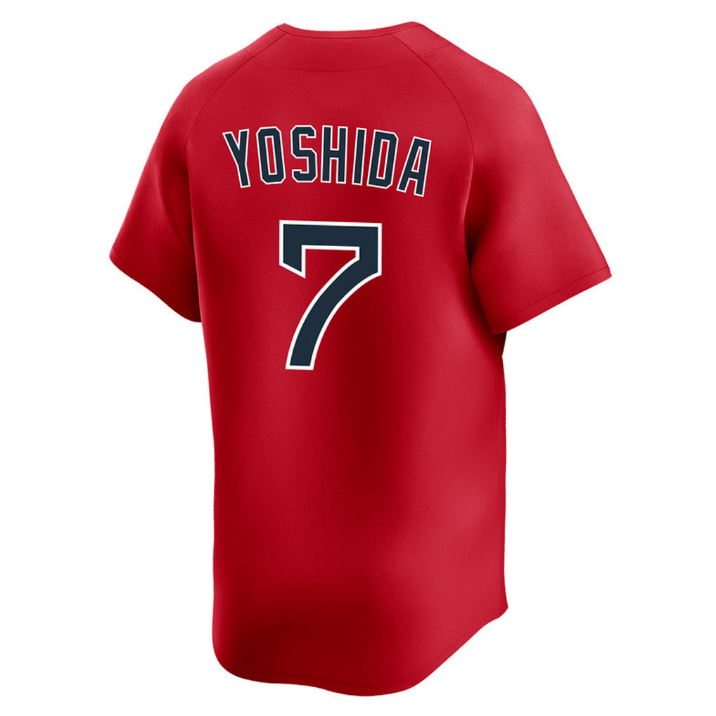 Lashops B.Red Sox #7 Masataka Yoshida Player Red Limited Home Game Stitched Jerseys