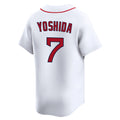 Lashops B.Red Sox #7 Masataka Yoshida Player White Limited Home Game Stitched Jerseys