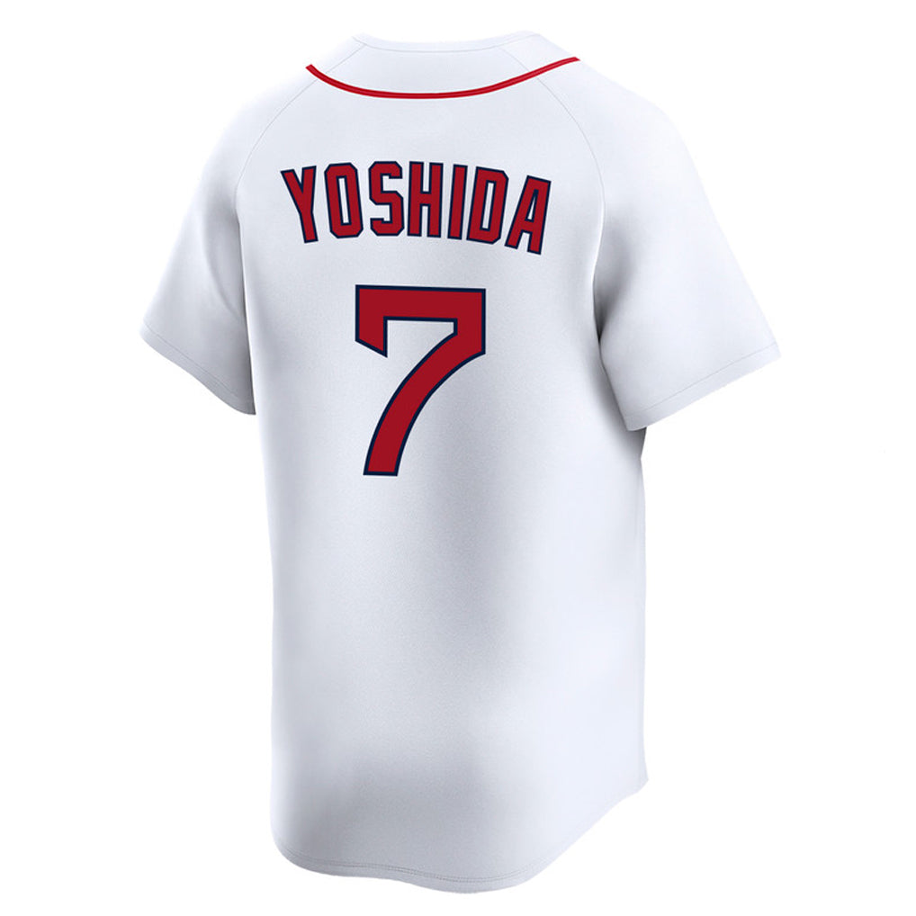 Lashops B.Red Sox #7 Masataka Yoshida Player White Limited Home Game Stitched Jerseys