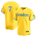 Lashops B.Red Sox #7 Masataka Yoshida Player Yellow Limited Home Game Stitched Jersey