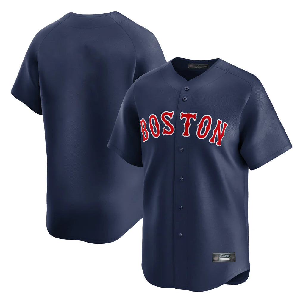 Lashops B.Red Sox Blank Player Navy Limited Home Game Stitched Jerseys