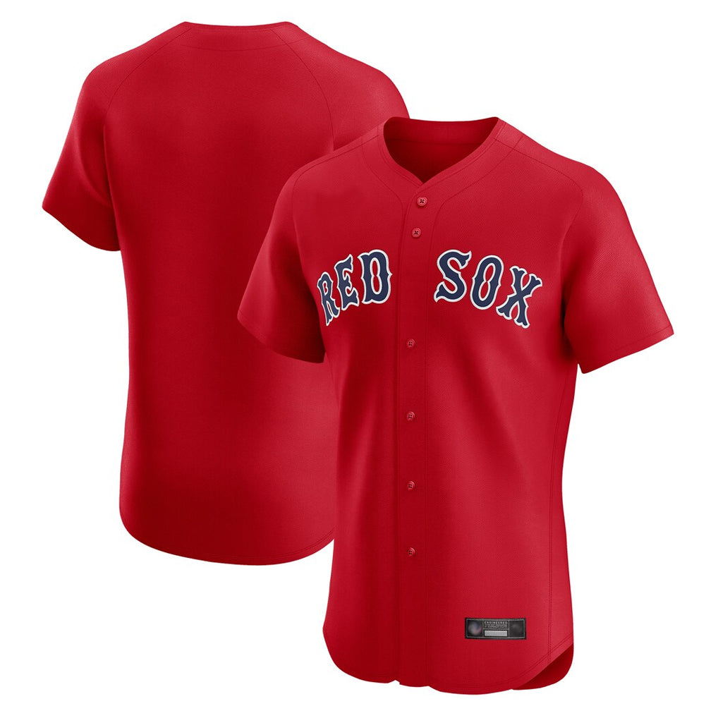 Lashops B.Red Sox Blank Player Red Limited Elite Home Game Stitched Jerseys