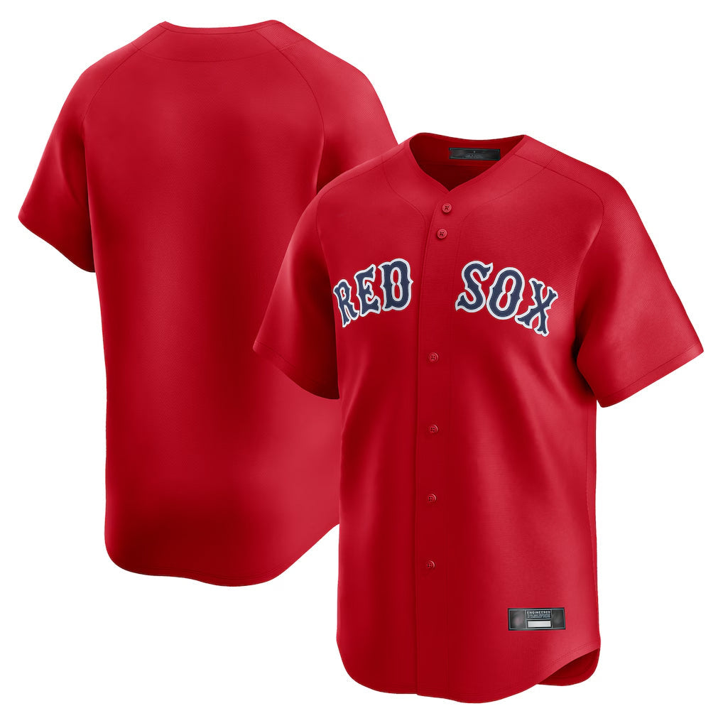 Lashops B.Red Sox Blank Player Red Limited Home Game Stitched Jerseys