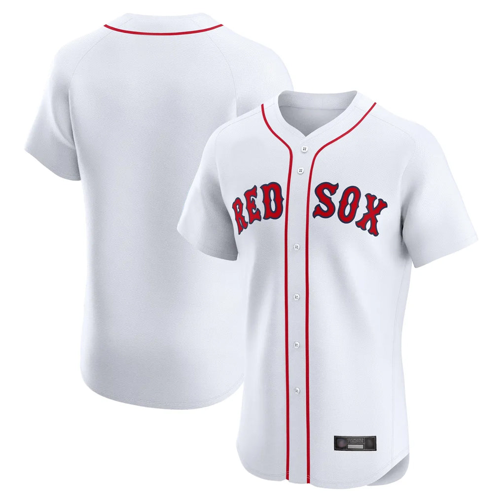 Lashops B.Red Sox Blank Player White Limited Elite Home Game Stitched Jerseys