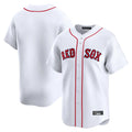 Lashops B.Red Sox Blank Player White Limited Home Game Stitched Jerseys